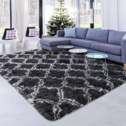 Large Fluffy Shaggy Rug For Bedroom And Living Room - thumbnail 1