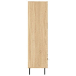 Berkfield Highboard Sonoma Oak 69.5X31X115 Cm Engineered Wood - thumbnail 7