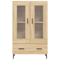 Berkfield Highboard Sonoma Oak 69.5X31X115 Cm Engineered Wood - thumbnail 6
