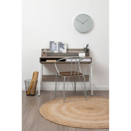 Orsina Bailie Chrome/mirror Wall Clock - thumbnail 3