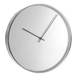 Orsina Bailie Chrome/mirror Wall Clock - thumbnail 2