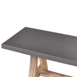Beliani Garden Dining Set With Benches 6 Seater Tonnare Concrete Grey - thumbnail 9