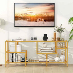 Modern Entertainment Center Tv Stand For Tvs Up To 65 - thumbnail 6