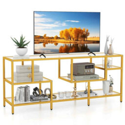 Modern Entertainment Center Tv Stand For Tvs Up To 65 - thumbnail 3