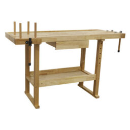 Sealey Woodworking Bench Oak With A Varnished Finish Tool Drawer 1.52Mtr Ap1520 - thumbnail 2