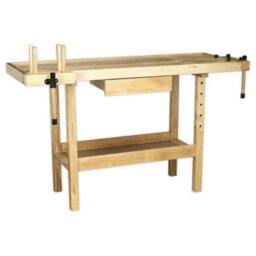 Sealey Woodworking Bench Oak With A Varnished Finish Tool Drawer 1.52Mtr Ap1520 - thumbnail 4