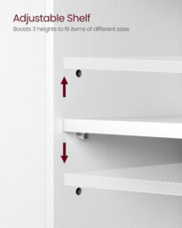 Songmics Under Sink Bathroom Cabinet, Storage Cabinet, With 3 Drawers, 2 Compartments, For Washbasins With Pedestal, Cloud White - thumbnail 5