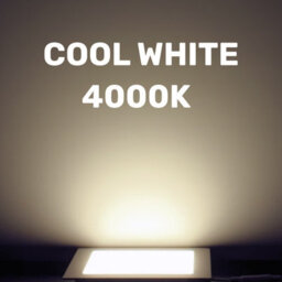 Paul Russells Led Square Panel Ceiling Lights, 18W 1980 Lumens, Spotlights, Ip20, 4000K Cool White, Pack Of 1 - thumbnail 2
