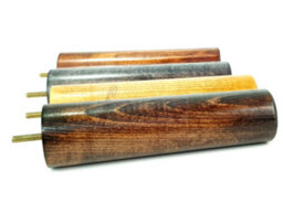 L&F Turned Wood Legs Natural 230mm High Set Of 4 Replacement Furniture Bun Feet Settee Chairs Sofas Footstools M10 Pkc148 - thumbnail 8