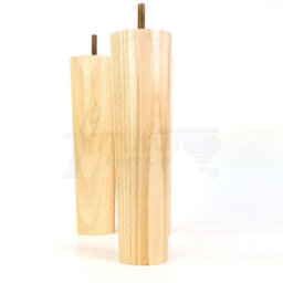 L&F Turned Wood Legs Natural 230mm High Set Of 4 Replacement Furniture Bun Feet Settee Chairs Sofas Footstools M10 Pkc148 - thumbnail 6