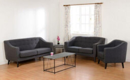 Seconique Ashley 1 Seater Sofa Chair Upholstered In Grey Fabric - thumbnail 6