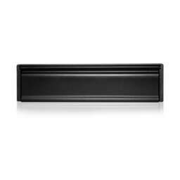 "UAP Limited Uap Framemaster 12"" Black Aluminium Draught Proof Letterbox For Upvc Composite And Wooden Doors 20 To 40mm" - thumbnail 8