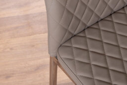 Furniturebox Uk Novara Gold Metal Round Glass Dining Table And 4 Cappuccino Beige Milan Dining Chairs - thumbnail 9