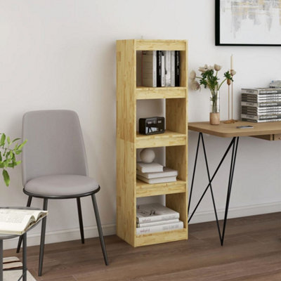 Berkfield Book Cabinet Room Divider 40X30X135.5 Cm Pinewood - image 1