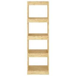 Berkfield Book Cabinet Room Divider 40X30X135.5 Cm Pinewood - thumbnail 5