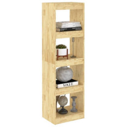 Berkfield Book Cabinet Room Divider 40X30X135.5 Cm Pinewood - thumbnail 4