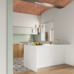Luminosa Lighting Luminosa Pablo Twin Hanging Pendant Light White, Natural Wood Gu10 - thumbnail 7