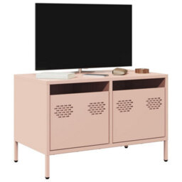 Berkfield Tv Cabinet Pink 68X39X43.5 Cm Cold-Rolled Steel