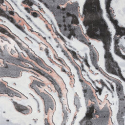 Grey Rose Abstract Modern Easy To Clean Rug For Dining Room-120Cm X 170Cm - thumbnail 3