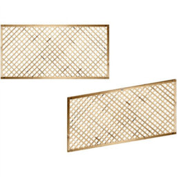 Premier Garden Supplies Elite Diamond Wooden Trellis Panel 6Ft X 3Ft (3 Pack) Standard Lattice Fencing Topper For Climbing Plant Support - thumbnail 9
