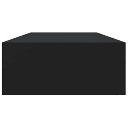Vidaxl Wall-Mounted Drawer Shelf Black 60X23.5X10Cm Mdf - thumbnail 7