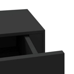 Vidaxl Wall-Mounted Drawer Shelf Black 60X23.5X10Cm Mdf - thumbnail 9