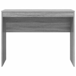 Berkfield Computer Desk Grey Sonoma Mdf 100 X 40 X 76 Cm Simple - thumbnail 4