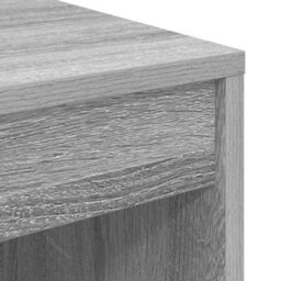 Berkfield Computer Desk Grey Sonoma Mdf 100 X 40 X 76 Cm Simple - thumbnail 7