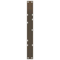 Berkfield Coffee Table Legs V-Shape 2 Pcs Natural Steel 50X(42-43.3) Cm Steel - thumbnail 7