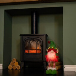 Samuel Alexander 46Cm Battery Operated Light Up Standing Christmas Elf Gonk With Warm White Leds - thumbnail 2