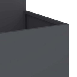 Berkfield Garden Planter Anthracite 100 X 100 X 60 Cm Steel - thumbnail 9