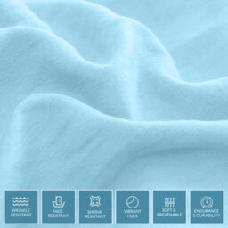 Lazzaro Luxury Double Brushed Prewash Microfiber Duvet Cover Set With Zipper Closure - thumbnail 7