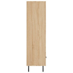 Berkfield Highboard Sonoma Oak 69.5X31X115 Cm Engineered Wood - thumbnail 7