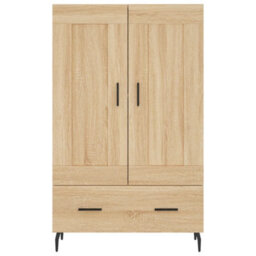 Berkfield Highboard Sonoma Oak 69.5X31X115 Cm Engineered Wood - thumbnail 5