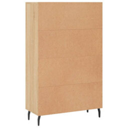 Berkfield Highboard Sonoma Oak 69.5X31X115 Cm Engineered Wood - thumbnail 8