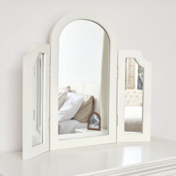 Melody Maison Large Dressing Table, Mirror & Stool Set - Daventry Ivory Range - thumbnail 4