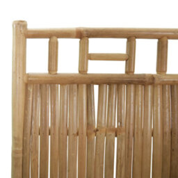 Berkfield 5-Panel Room Divider Bamboo 200X180 Cm - thumbnail 6