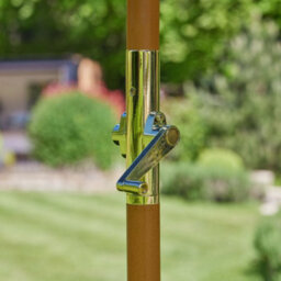Alfresia Grey 3 Metre Wooden Parasol - thumbnail 4