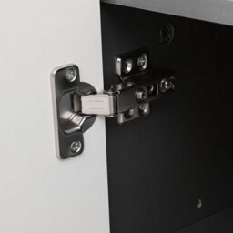 "MMT Funiture Designs Black 200Cm Black Tv Stand With Led Lights, Soundbar Shelf, Fits 90"" Tv, Modern Design" - thumbnail 7