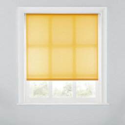 A.unique Home Premium Trimmable Daylight Roller Window Blind - Light Filtering Fabric - 2Ft - Ochre - 60Cm (W) X 170Cm (L) - thumbnail 1