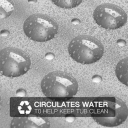 Ameha Grey Shower Bath Mat Non Slip Anti Mould - 53X53Cm Square Strong Suction Cups Grip & Drain Holes Pvc Shower Mats - thumbnail 5