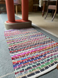 Second Nature Online Kadam Geometric Rainbow Rug Multicolour And Reversible / 60 Cm X 90 Cm - thumbnail 1