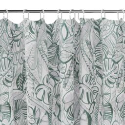 GoodHome Nassua Green Jungle Shower Curtain (W)180Cm - thumbnail 2