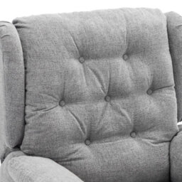 More4Homes Barnsley Fabric Electric Single Motor Riser Rise Recliner Lift Mobility Tilt Armchair (Grey) - thumbnail 5
