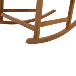 Beliani Rocking Chair Bojano Acacia Wood Brown - thumbnail 8