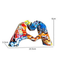 Graffiti Ornament Decorative Items For Bedroom Living Room Decor - thumbnail 2