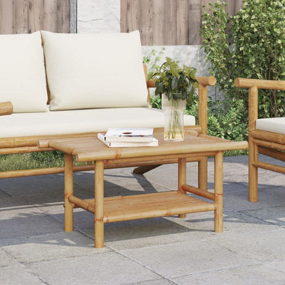Berkfield Coffee Table 70X40X35 Cm Bamboo - image 1
