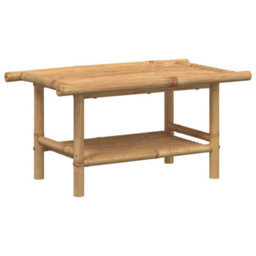Berkfield Coffee Table 70X40X35 Cm Bamboo - thumbnail 5