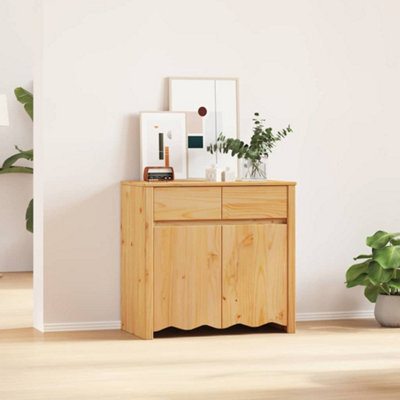 "Berkfield Sideboard ""drammen"" 79X43X75,5 Cm Solid Wood Pine" - image 1