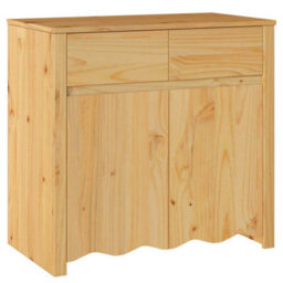 "Berkfield Sideboard ""drammen"" 79X43X75,5 Cm Solid Wood Pine" - thumbnail 2